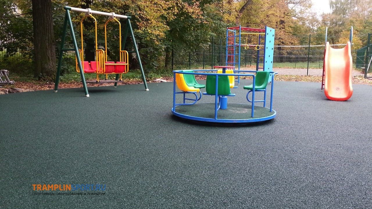 Резиновые покрытия для детских площадок